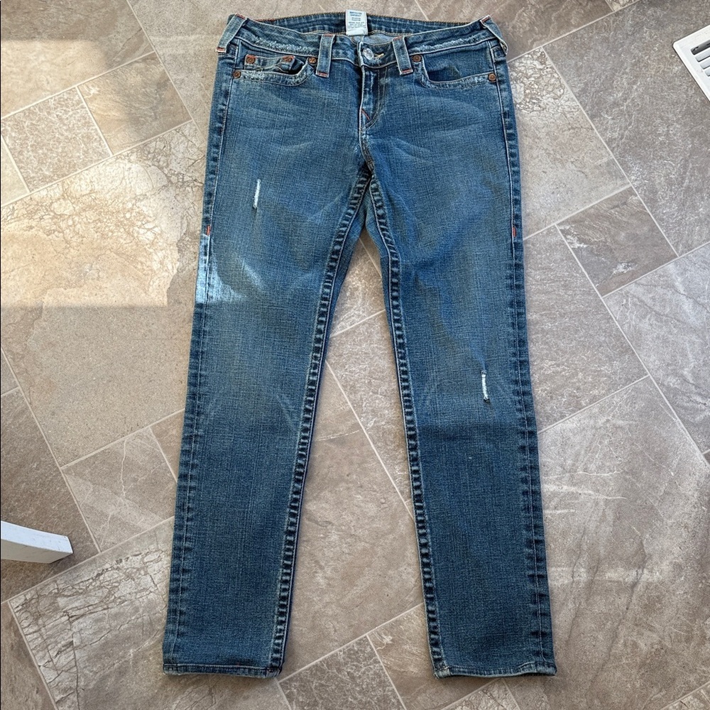 True religion, Stella size 31 skinny jeans Classic Blue Denim Jeans - Picture 5 of 16